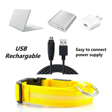 Load image into Gallery viewer, Rechargable Pet LED Dog Collar