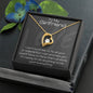 To My Girlfriend Forever Love Necklace, Gift for Girlfriend, Gift for Her, Anniversary Gift, Birthday