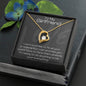 To My Girlfriend Forever Love Necklace, Gift for Girlfriend, Gift for Her, Anniversary Gift, Birthday