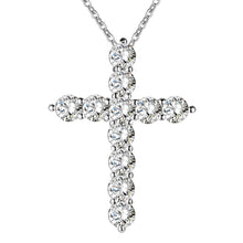 Load image into Gallery viewer, CZ Crystal Cross Pendant &amp; Necklace
